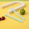 Escova de Dentes para Pet de Cabeça Única, Escova de Limpeza Dental para Cães e Gatos com Cerdas Macias, Embalada Individualmente, 5 Cores
