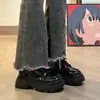 Mocasines retro de estilo francés con suela blanda, puntera cerrada, diseño de estilo británico, nueva colección otoño 2026 para mujer, zapatos casuales slip-on de suela blanda