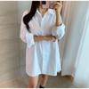 Ropa Femenina Coreana, Camisa Nueva de Manga Larga Suelta de Alta Calidad de Dongdaemun, Moderna y Versátil, Estilo Coreano, Suelta y Adelgazante