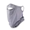 Máscara de protección solar para ciclismo al aire libre de seda helada de primavera y verano, pañuelo facial para colgar en las orejas anti-UV para deportes de senderismo, máscara de ciclismo para mujer