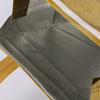Bolsa de embalaje para llevar de papel kraft compuesto no tejido de papel de aluminio transfronterizo, bolsa de aislamiento portátil con velcro para alimentos refrigerados