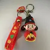 Pony Mecha Anime Menina Boneca Chaveiro de Borracha Macia Desenho Animado Pingente de Alça de Mão Acessório para Mochila Escolar Pequeno Presente Criativo