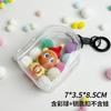 Bolsa de Muñeca de Bolsillo Linda Hombre Estrella 10cm Bolsa para Caminar de Bebé Bolsa Colgante Linda Bolsa de Almacenamiento a Prueba de Polvo Engrosada Alta Transparencia Bolsa para Caminar de Bebé