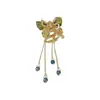 Pinza para el Cabello con Borla de Mariposa Flor de Perla Moda Gama Alta Pinza de Agarre Diseño Trasero del Cabello Accesorios para el Cabello Tocado para Mujeres