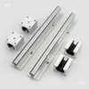 Juego de Bloque Deslizante para Riel Guía SBR Mesa de Sierra para Carpintería Mesa de Empuje Soporte de Aluminio Juego de Eje Óptico Cilíndrico