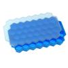 Bandeja de gelo de favo de mel de silicone direto de fábrica com tampa 37 caixa de gelo de favo de mel Molde de caixa de gelo de silicone de diamante