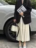 Bolso Cubo 2025 Primavera y Verano Nuevo Estilo Bolso de Mano de Cuero Genuino Bolso de Cuero Genuino de Gama Alta para Mujer Bolso Tipo Cesta de Verduras de Gran Capacidad