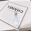 Bonito cartoon urso chaveiro acrílico Internet celebridade estilo coreano carro chaveiro casal estudante chave pingente