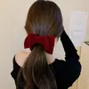 Diadema Elegante y Exquisita con Lazo Otoño e Invierno Pasador Negro Pinza para el Pelo de Mujer para la Parte Trasera de la Cabeza Agarrador de Bolas Estilo Nuevo de Alta Gama 2025