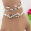 Conjunto de Pulseiras Europeu e Americano Transfronteiriço de Liga Amor Nó Criativo Borboleta Formato de Cobra Geométrico Cruz Pulseira Pulseira Joias