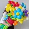 Ramo de Globos de Moda, Arreglo de Globos para Cumpleaños, Decoración de Globos de Alta Gama para Centros Comerciales, Fiestas, Picnics, Globos Largos