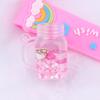 Nueva botella de los deseos con concha creativa DIY para teléfono móvil, coche, bolso, colgante decorativo, adornos de micro paisajismo, al por mayor en stock