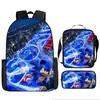 Mochila Escolar Transfronteriza Niña Sónica Dibujos Animados Bolsa Infantil Mochila Escolar para Niño Mochila de Jardín de Infancia Traje