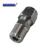 Conector de manguito de tarjeta de acero inoxidable 304, terminal de manguito de tarjeta de paso recto, rosca de manguito de tarjeta, conector de tubo de manguito de tarjeta de PC de paso recto