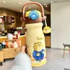 Termo Co-Branded Judy Nick para Mujer, Alto Valor Estético, Nuevo Modelo 2026, Taza con Popote, Botella de Agua para Pareja con Tapa, Regalo de Cumpleaños