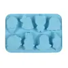 Serie Navideña Santa Árbol Oso Chocolate Dulce Galleta Molde de Silicona Cubo de Hielo Casero Gelatina Gomita Decoración de Pastel