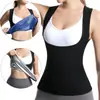 Amazon Conjunto de Suor Feminino Modelador Corporal Fitness Abdominal Colete de Suor Roupa Esportiva para Corrida Corset Transfronteiriço Roupa de Yoga