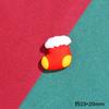 Novo presente de Papai Noel feito à mão creme gel faça você mesmo capa de telefone decorativo joia material resina acessórios