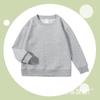 Suéter das crianças pescoço redondo cor sólida meninos e meninas sportswear casual pullover camisa de fundo outono e inverno novo top de roupas infantis
