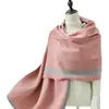 Bufanda Gruesa de Cachemir Sintético con Marco Disponible, Unisex, Clásica de Moda Versión Engrosada, Chal de Algodón Artificial, Versátil al por Mayor