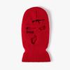 Gorro de punto bordado AK de tres agujeros nuevo transfronterizo bordado personalizado gorro para montar al aire libre a prueba de frío cálido con protección para las orejas