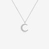 Andywen Nova Prata Esterlina S925 Colar Pingente Lua Cheia de Diamante Novo Design Qualidade Ins Estilo Minimalista Europeu e Americano