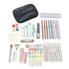 Bolsa de Almacenamiento Portátil para Costura, Kit de Herramientas para Manualidades y Tejido de Uso Doméstico, Caja de Costura de Viaje, Kit de Costura