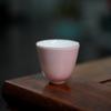 Taza de Té de Cerámica con Esmalte de Color Sólido Taza de Té Pequeña China Taza de Maestro Taza Simple para Aromas Taza de Té Kung Fu Tazón para Beber Té Taza Individual