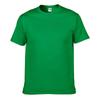 Roupas Masculinas Transfronteiriças Refrescante de Verão Camiseta 100% Algodão Puro Comércio Exterior Masculino Marca Moderna Camiseta Masculina de Manga Curta Gola Redonda Cor Sólida Top Atacado