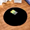 Alfombra de Dormitorio 2025 Nueva Redonda Sala de Estar Mesita de Noche Redonda Fácil de Cuidar Comedor Mesa de Café Estudio Alfombra de Piso