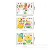 Lb154 Amazon Conejito de Pascua Huevo Flores de Primavera Pegatina DIY Decoración Bolsa de Papel Kraft Forma de Barco