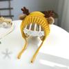 Gorro Festivo de Año Nuevo para Bebé Otoño e Invierno Niños Tejido Niñas Lindo Bebé Cálido Orejeras para Niños Gorro de Lana