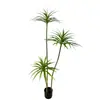 Luxo Leve Árvore Sangue de Dragão Artificial Grande Flor Artificial Biônica Árvore Falsa Planta Verde De Chão Interior Sala de Estar Janela Árvore Artificial Elegante