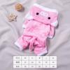 Ropa para perros mascotas forrada de polar engrosada Teddy perro pequeño cachorros Bomei gato ropa de otoño e invierno
