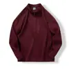 El Nuevo Favorito para Ropa de Exterior, el Top Waffle de Media Cremallera, Debes Usarlo al Viajar por Montañas y Ríos. Es transpirable y no da calor. 9541