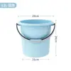 Balde Doméstico para Armazenamento de Água Plástico Espessado Balde Grande Alforje Barril Grande Dormitório Estudantil Resistente Balde para Lavanderia Bacia