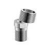 Acero Inoxidable 304 Universal Curvado Grifo de Ducha Válvula Mezcladora Interfaz de Cabezal de Ducha Accesorio de Ajuste de Inclinación Ángulo Curvo Universal