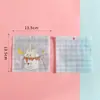 Nova embalagem autoadesiva para bolo de desenho animado tridimensional, saco com zíper para biscoito de floco de neve, saco autoportante, embalagem para lanche de nougat, embalagem para assar
