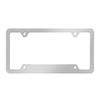 Marco Brillante para Placa de Matrícula Acrílico con Pedrería Imitación Diamante Accesorios para Coche Soporte Mate para Placa de Matrícula Accesorios para Coche con Cubierta para Tornillo