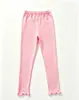 Leggings Novos para Meninas Primavera e Outono Crianças Algodão Puro Elástico Calças Apertadas Roupa Externa para Bebês Calças Slim Fit Transfronteiriço