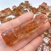 Açúcar Cristal Natural Cubo Contas Soltas Acessórios para Joias DIY Quartzo Rosa Ouro Negro Super Sete Contas Individuais Semi-Prontas Atacado