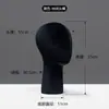 Estante para Sombreros de Tienda de Ropa, Cabeza de Maniquí Soporte de Exhibición para Mostrar Accesorios, Bufandas, Pelucas y Pinzas Negras Pequeñas, Collares