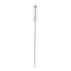 Cepillo para Pajillas de Acero Inoxidable, Cepillo Limpiador de Tubos de Ensayo de Vidrio, Cepillo para Tapas de Vasos, Cepillo de Cerdas 304, Cabezal de Cepillo de Silicona para Biberones, Multifuncional