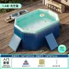 Alberca para Uso Doméstico, Alberca Plegable Inflable-Gratis para Niños, Cubeta de Natación Familiar para Bebés, Alberca Grande de Estructura para Exteriores