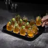 Lançamento de Bar Copo de Aço Inoxidável Mini Copo de Shot Portátil Resistente a Quedas Cocktail Copo Pequeno Copo de Licor