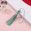 Franja Curta e Grossa de 8cm Novo Estilo Exquisite Franja de Seda de Gelo Acessório Pendurado DIY Sachê Marcador de Página Pingente Materiais para Atacado