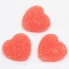 Dulce de imitación fondo plano forma de corazón PVC dulce DIY comida para niños jugar crema funda para teléfono móvil belleza material DIY
