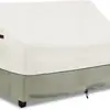 Funda para Muebles de Exterior Tela Oxford Mesa Silla Sofá de Jardín Patio Cubierta Completa Impermeable Antipolvo Protección Solar Tela