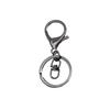 Chaveiro Atacado Argola Corrente Pingente de Metal Fivela de Cachorro Fivela de Porta Fivela de Lagosta Conjunto de Três Peças Retenção de Cor Banho Acessórios para Joias DIY