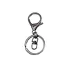 Argolas para Chaveiro Atacado, Pingentes de Metal, Mosquetões para Cães, Ganchos de Porta, Fechos Lagosta, Conjunto de Três Peças, Acessórios para Joias DIY Banhados com Conservação de Cor